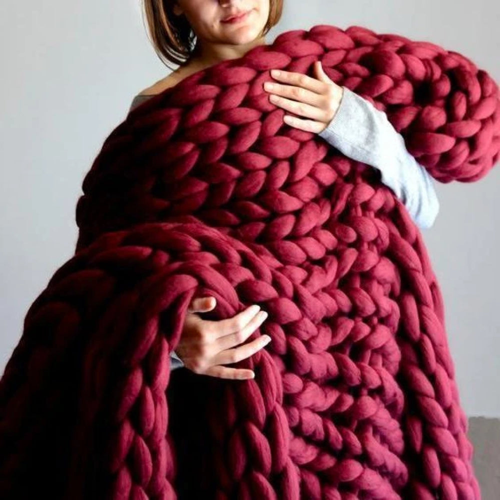 Hand-Knitting Yarn | XXL Chunky Fluffy | 1000 g Skein | Quick Projects