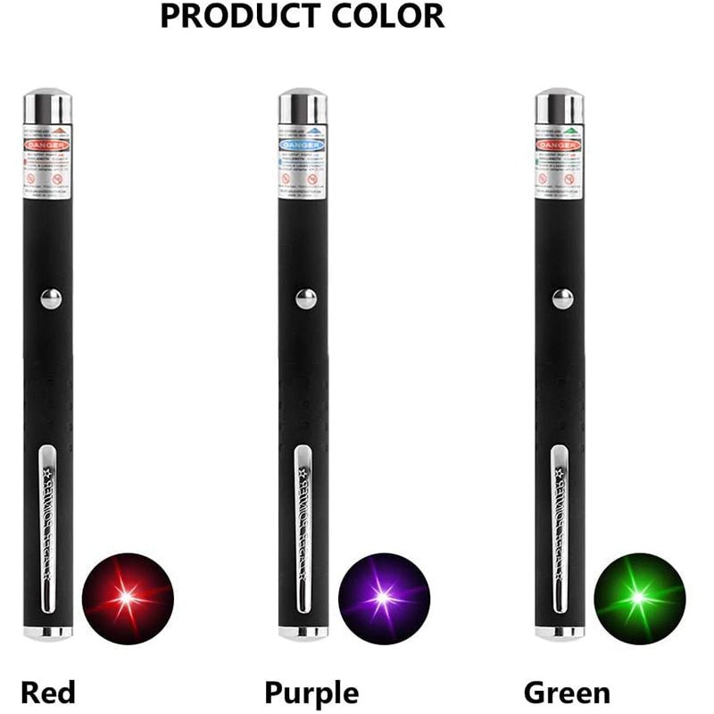 Handheld Laser Pointer | High-Power Beam | Rechargeable | For Presentations & Stargazing