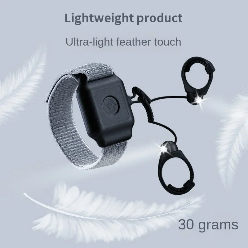 Hands-Free Ring Flashlight | Rechargeable LED | Bright Directed Beam | Camping & Repairs