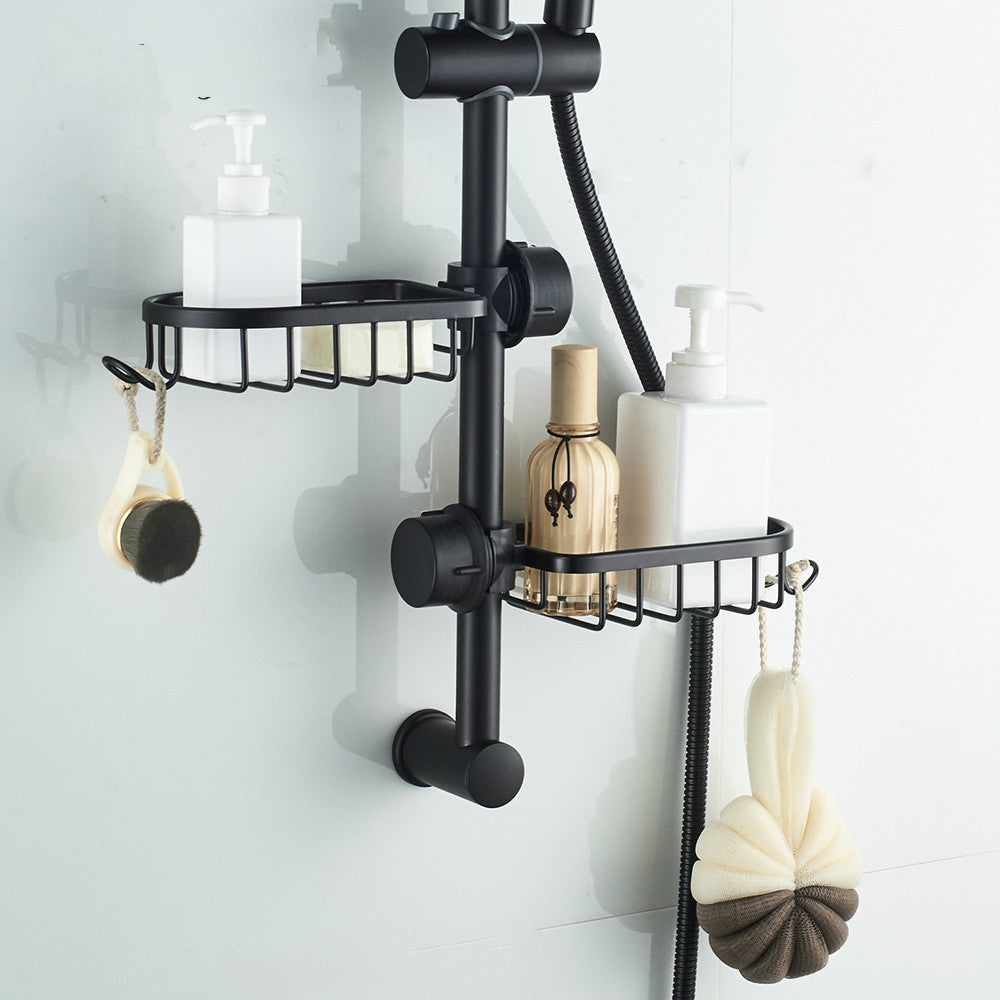 Hanging Shower Soap Dish | Quick-Drying Ventilated Design | Aluminum | No-Drill Install