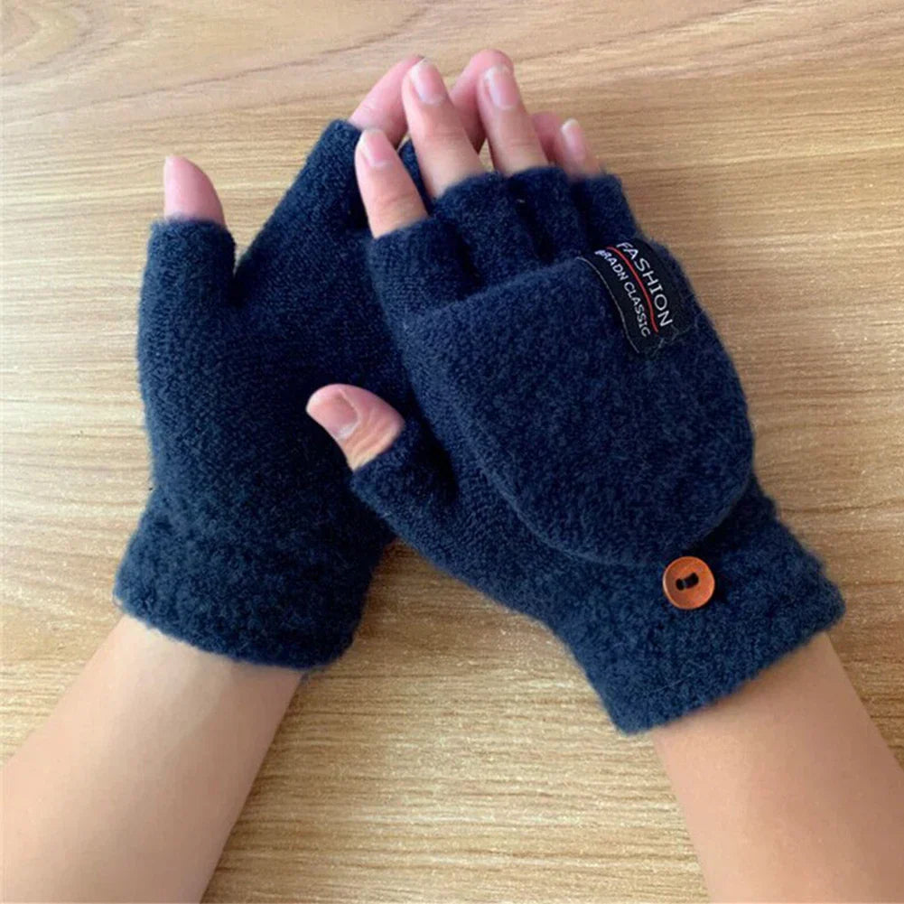 Heated Gloves (Unisex) | USB Rechargeable | Knitted Fabric & 3 Heat Levels | Cold-Weather Comfort