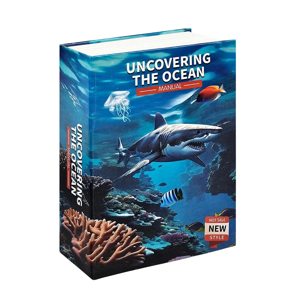 Hidden Book Safe | Locking Diversion Vault | Metal Construction & Includes 2 Keys | Travel Size