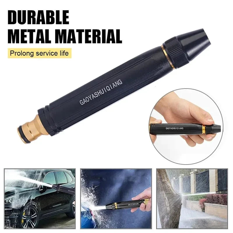 High-Pressure Hose Nozzle | Adjustable 360° Spray | Lightweight Aluminum & Leak-Proof Seal