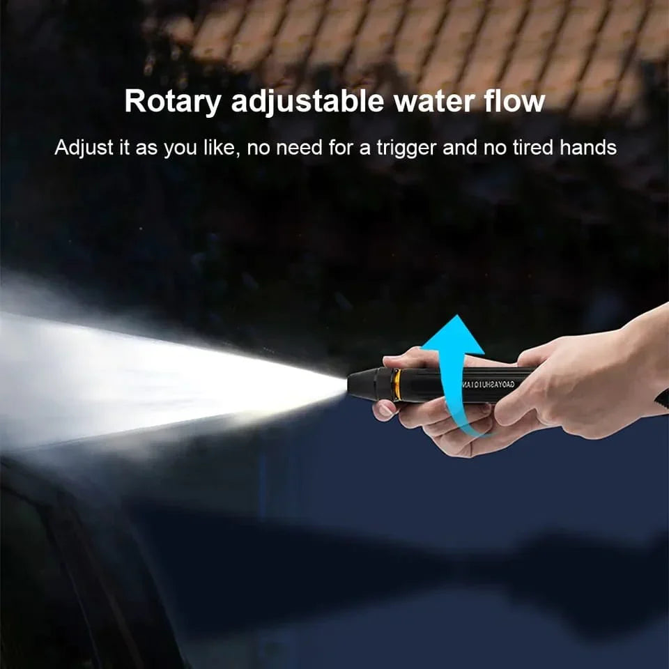 High-Pressure Hose Nozzle | Adjustable 360° Spray | Lightweight Aluminum & Leak-Proof Seal