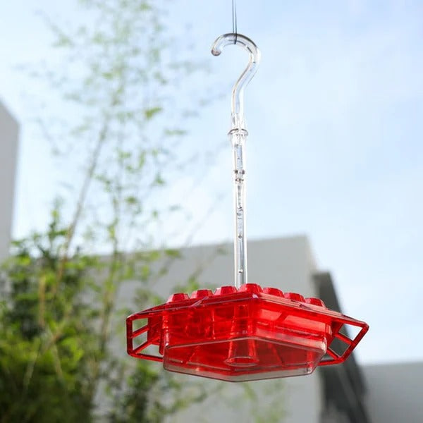 Hummingbird Feeder | Built-In Ant Moat | 24 oz Capacity & Leak-Proof | Garden & Patio