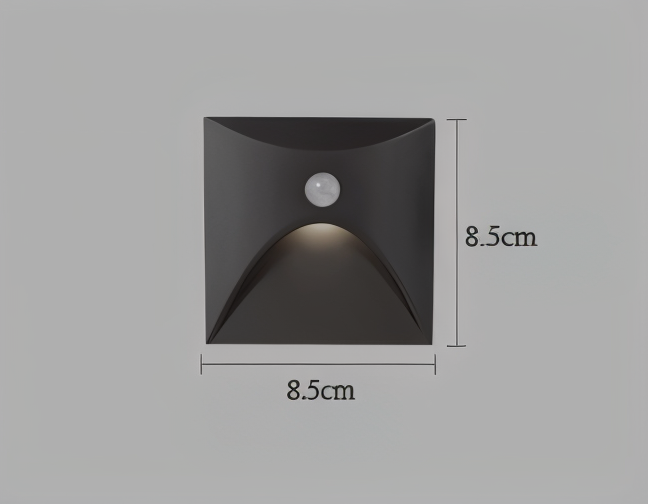 Indoor/Outdoor Wall Light | Motion Sensor | Aluminum Housing & LED | Energy Efficient