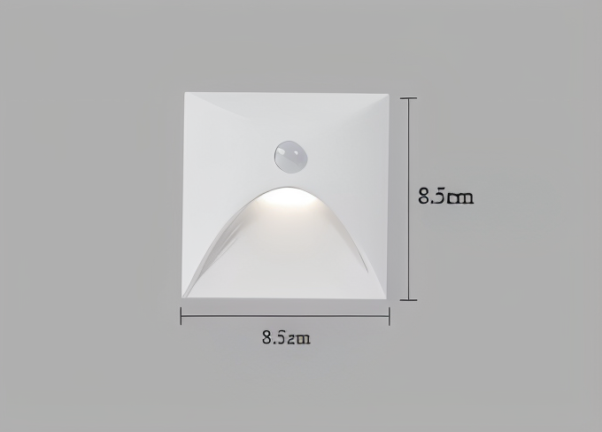Indoor/Outdoor Wall Light | Motion Sensor | Aluminum Housing & LED | Energy Efficient