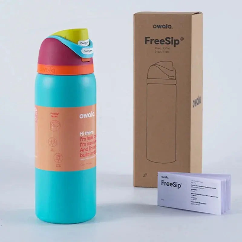 Insulated Water Bottle 24 oz | Leakproof Flip Spout | Stainless Steel, BPA-Free | Gym & Travel