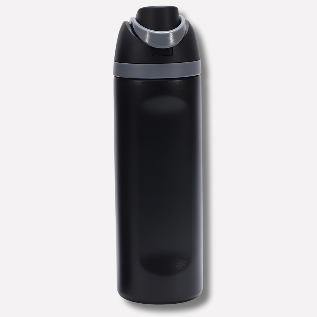 Insulated Water Bottle | Built-In Straw | Stainless Steel & Leak-Proof Lid