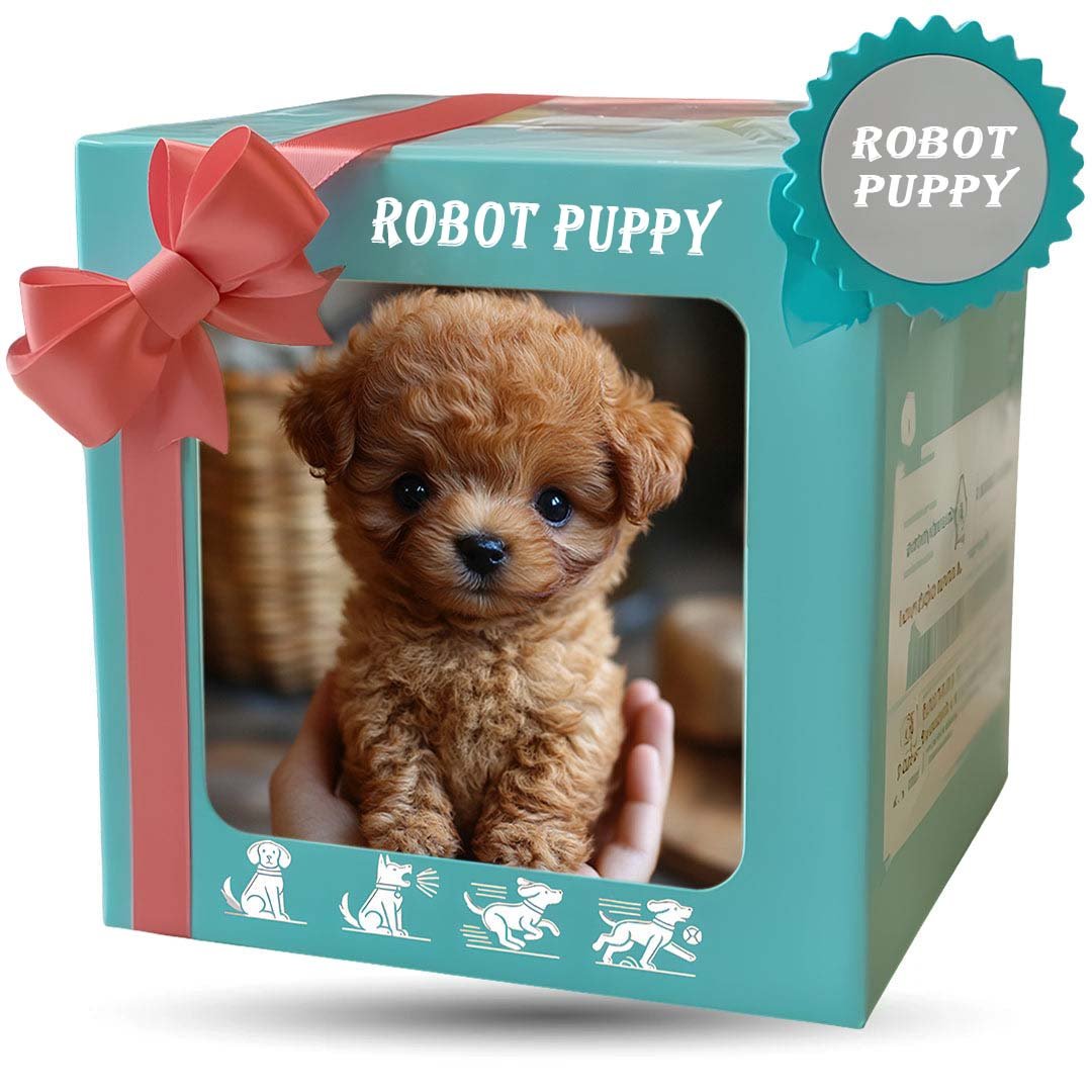 Interactive Plush Puppy Toy for All Ages | Lifelike Motion & Touch Response | Huggable Design