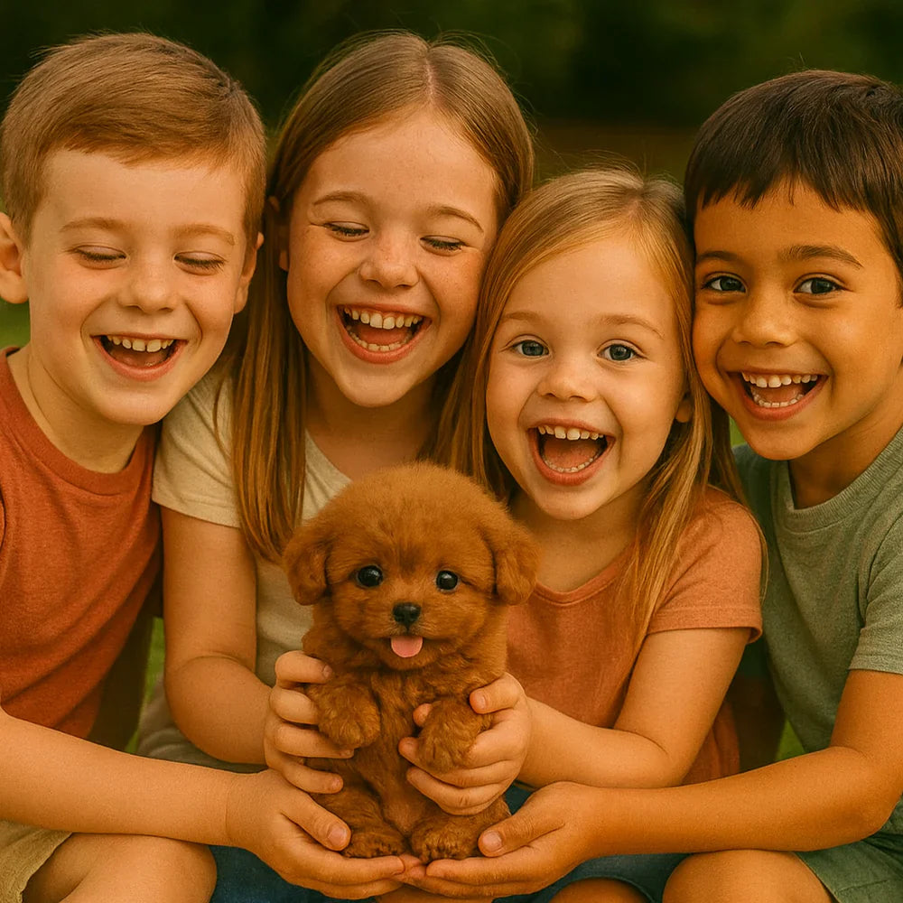 Interactive Puppy Toy for Kids & Adults | Realistic Barking & Gentle Movement | Plush Fur 30cm