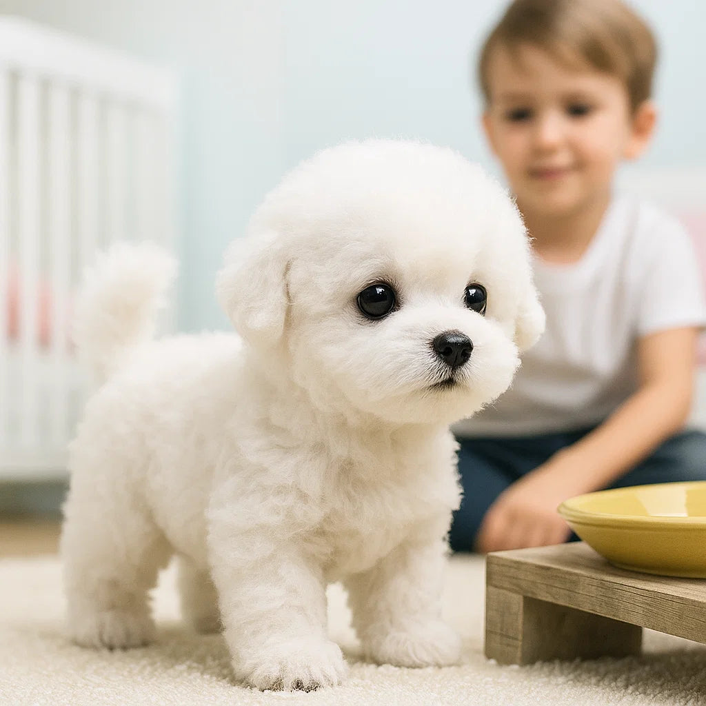 Interactive Puppy Toy for Kids & Adults | Realistic Barking & Gentle Movement | Plush Fur 30cm