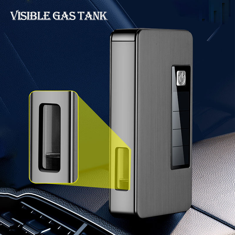 Jet Lighter | Solar Charging & LED Light | Metal Construction | Compact for Camping