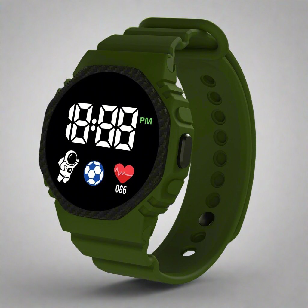 Kids Adventure Watch | Illuminated LED Display & Calendar | Waterproof | Durable Design