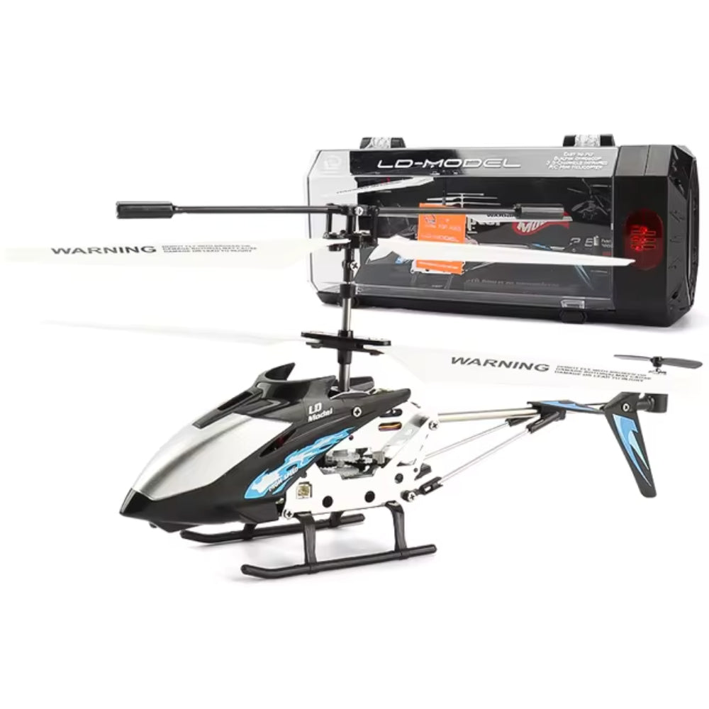 Kids RC Helicopter | 3-Channel with Gyroscopic Stabilization | LED Lights & USB Rechargeable
