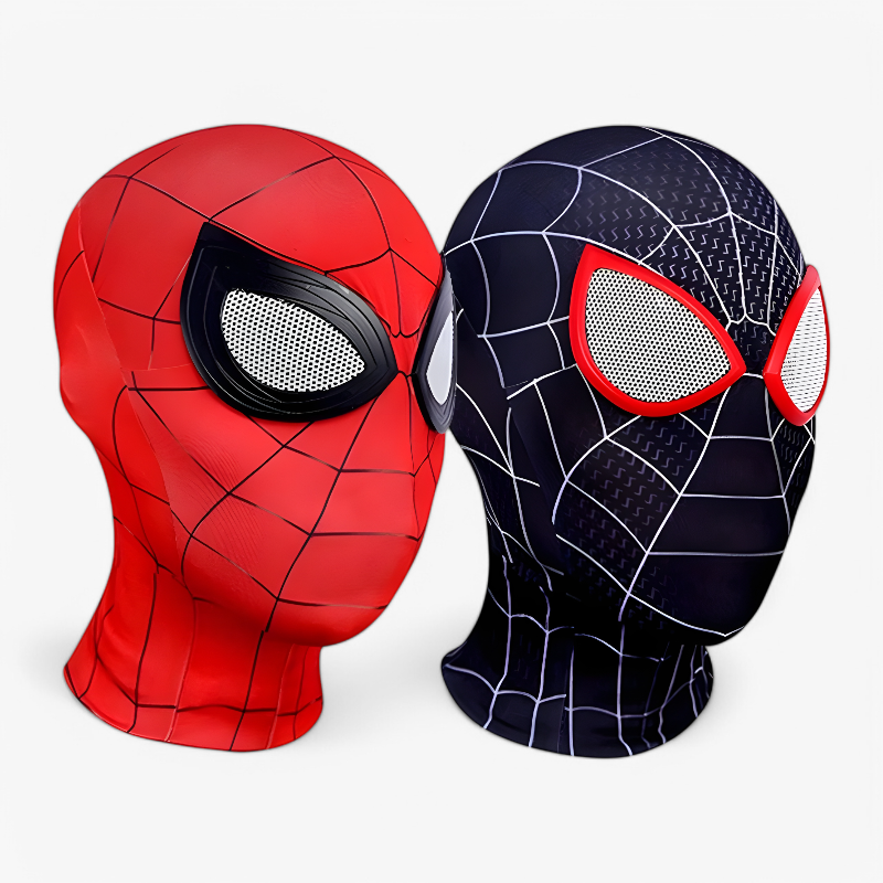 Kids Superhero Costume Mask | Large-Eye Design | Stretchy Breathable Fabric | Comfortable Fit
