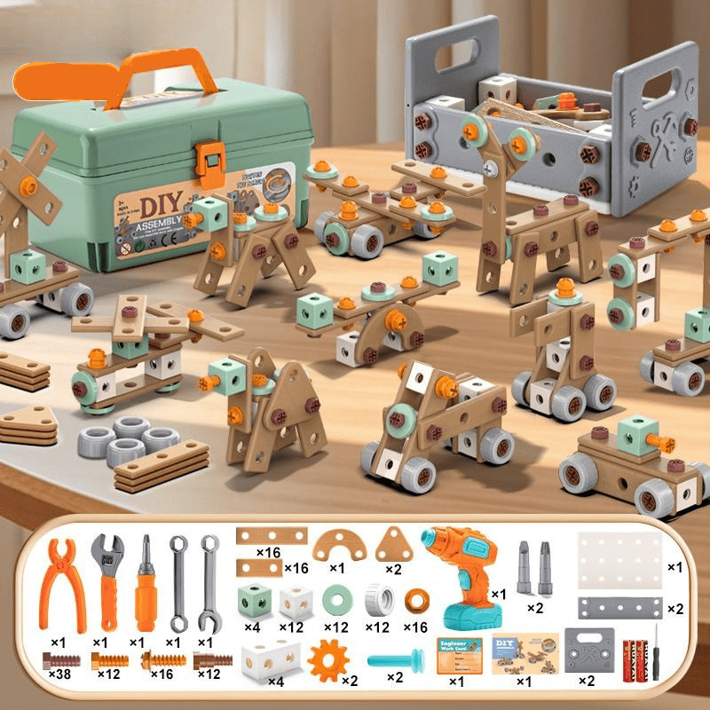 Kids Tool Set | 100-Piece Building Playset | Realistic Tools & Durable Design