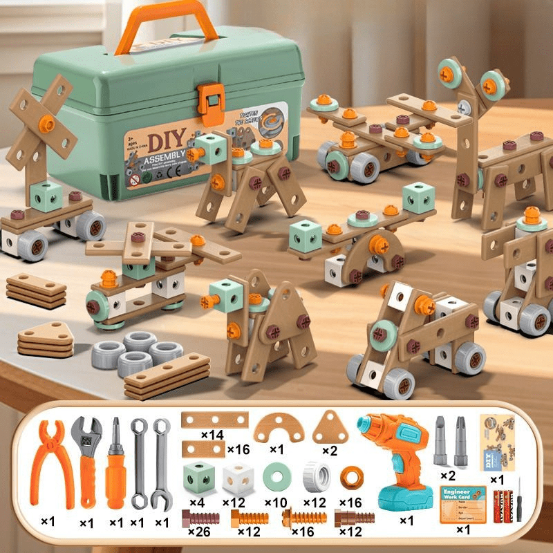 Kids Tool Set | 100-Piece Building Playset | Realistic Tools & Durable Design