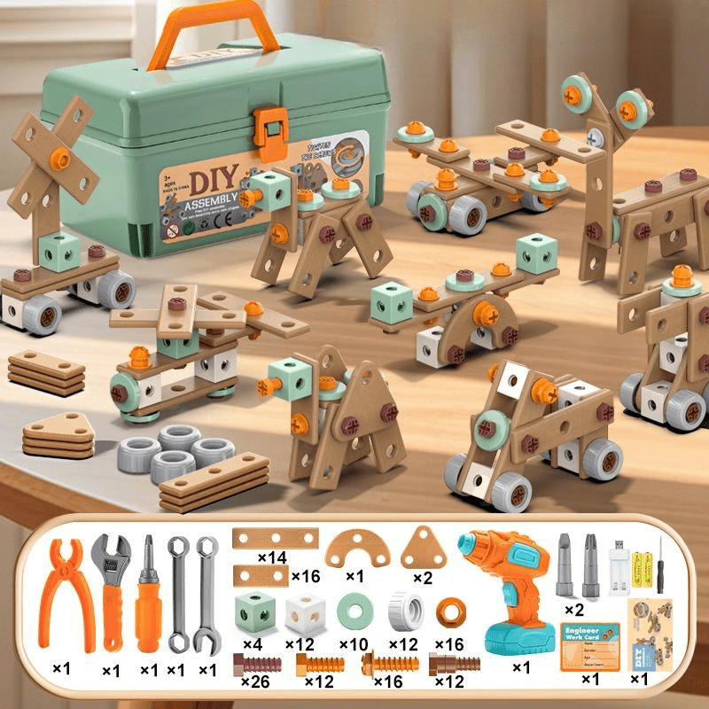 Kids Tool Set | 100-Piece Building Playset | Realistic Tools & Durable Design