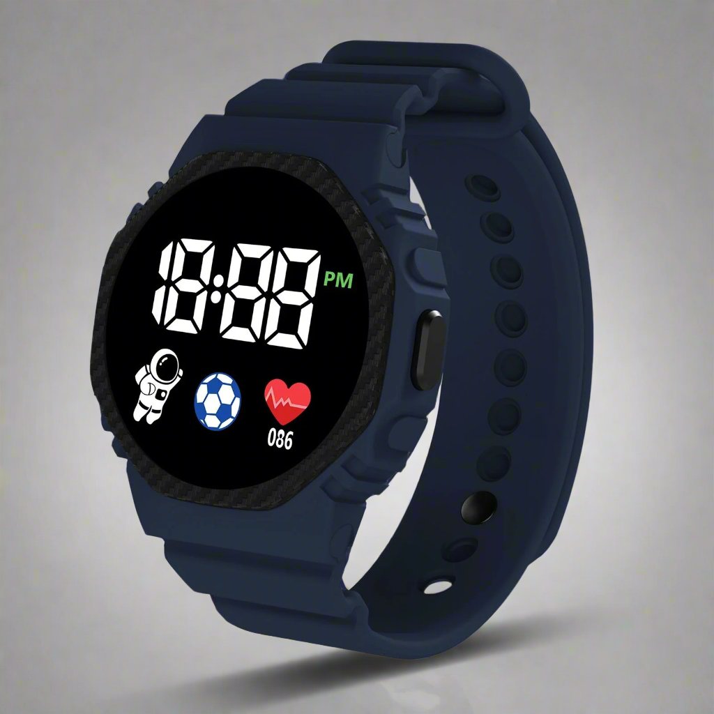 Kids Watch | LED Display & Calendar | Waterproof | Educational