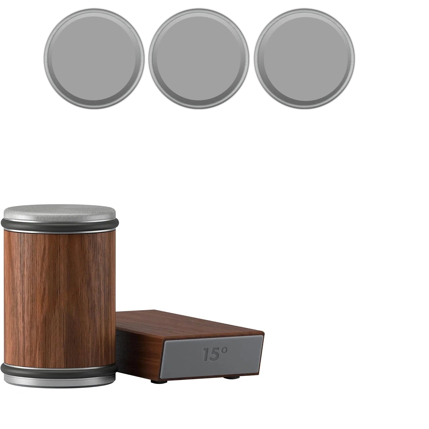 Kitchen Knife Sharpener | Dual-Angle Roller Design | Magnetic Holder Included | Space-Saving