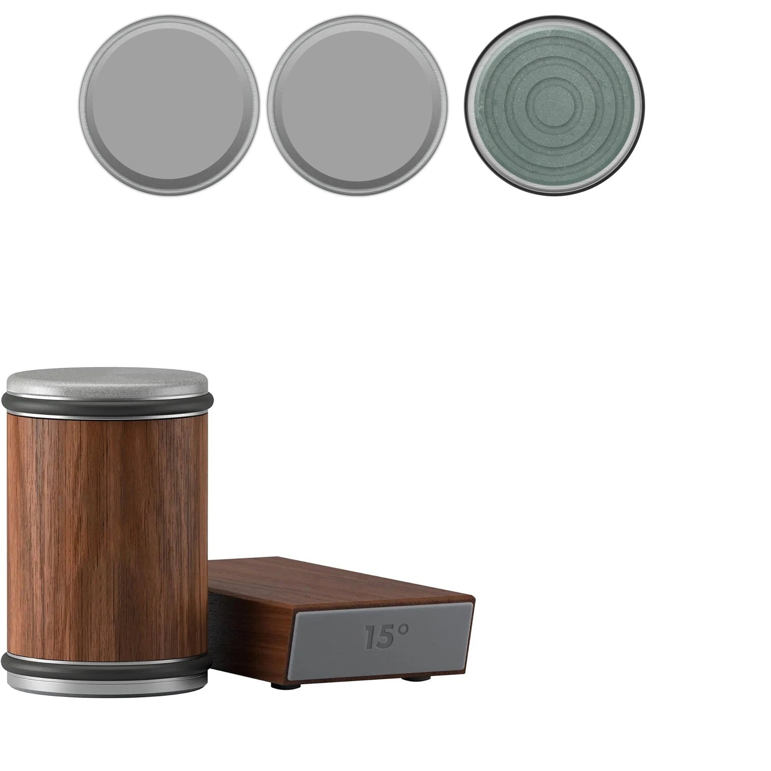 Kitchen Knife Sharpener | Dual-Angle Roller Design | Magnetic Holder Included | Space-Saving