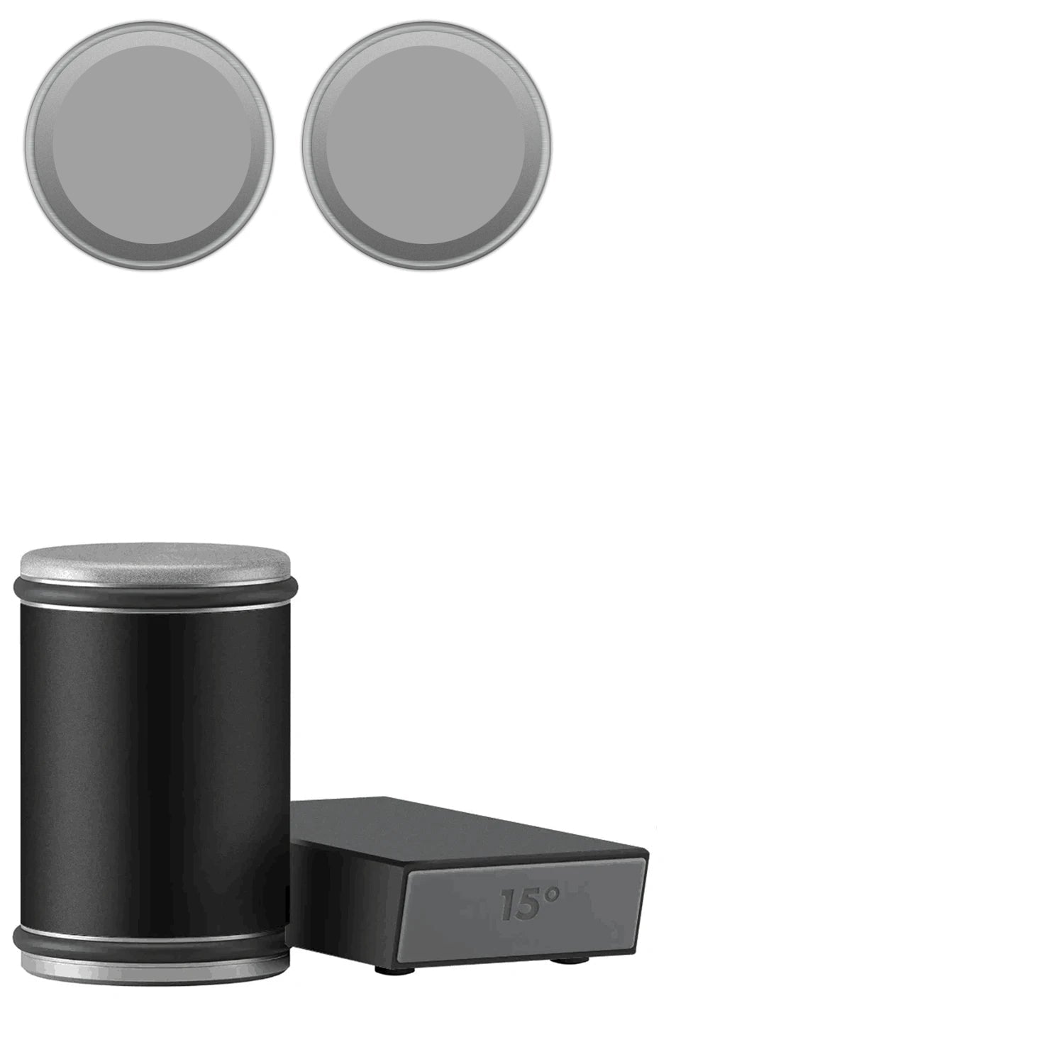 Kitchen Knife Sharpener | Dual-Angle Roller Design | Magnetic Holder Included | Space-Saving