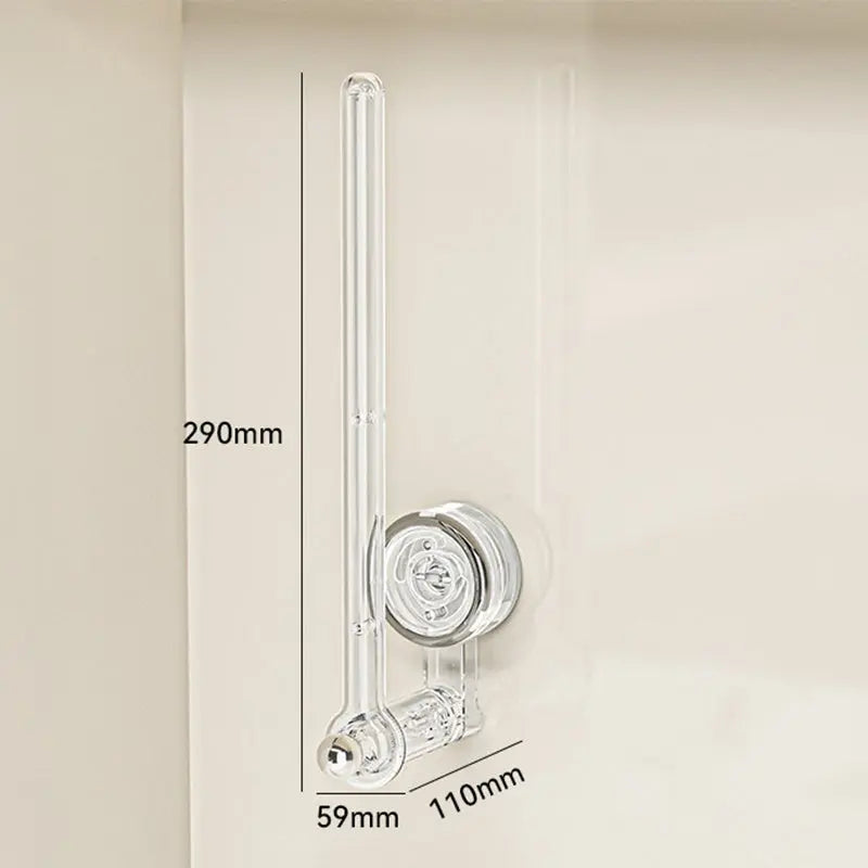 Kitchen Roll Holder | Vacuum Suction Cup Mount & Drill-Free | 180° Rotating Design | Space-Saving