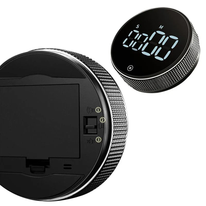 Kitchen Timer | Magnetic Digital | Rotating Countdown & Loud Alarm