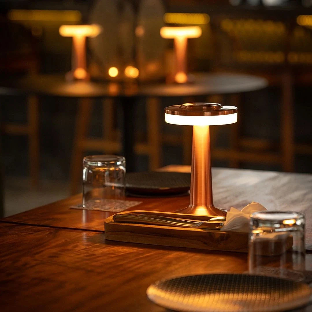 LED Table Lamp | Slim Metal Design | Dimmable & Color-Change | Up to 12-Hour Battery Life