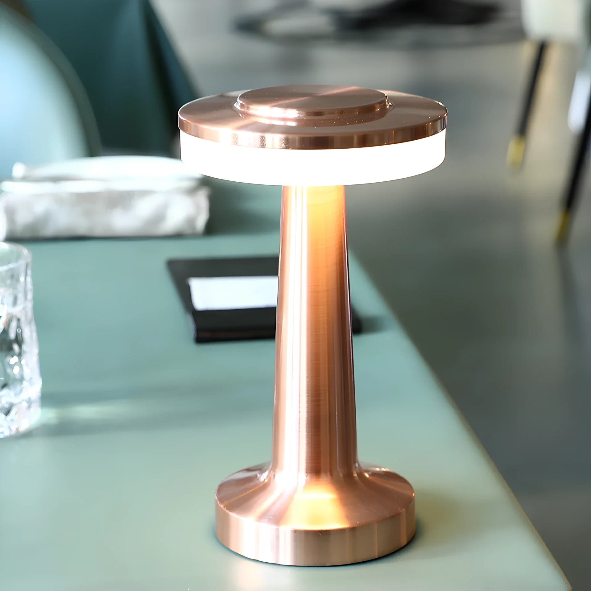 LED Table Lamp | Slim Metal Design | Dimmable & Color-Change | Up to 12-Hour Battery Life