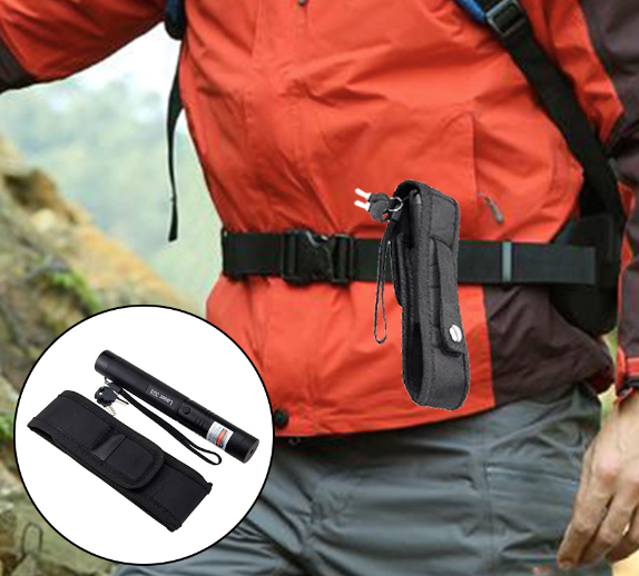 Laser Pointer Torch | Long-Range Adjustable Focus Beam | USB Rechargeable, Key Lock