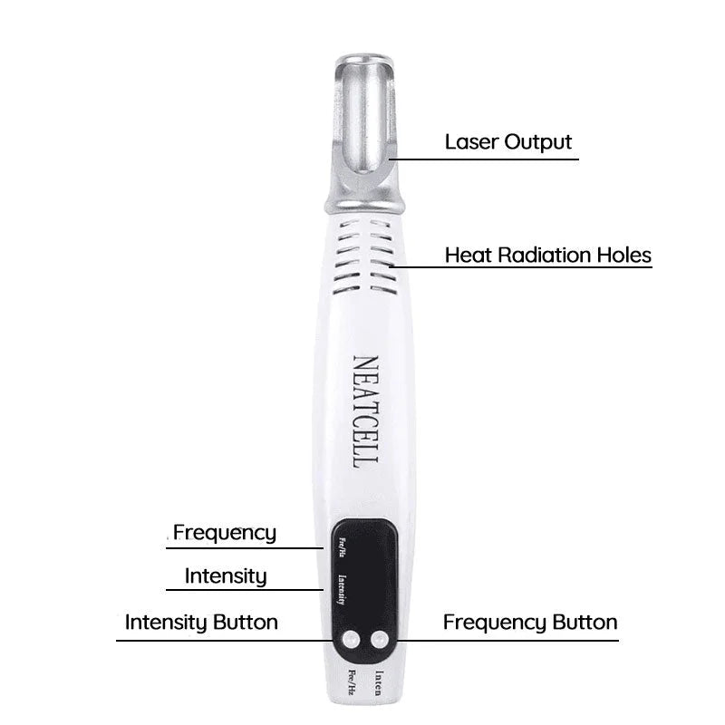 Laser Tattoo Removal Pen | Dual Red & Blue Light | Ergonomic Design | At-Home Treatment