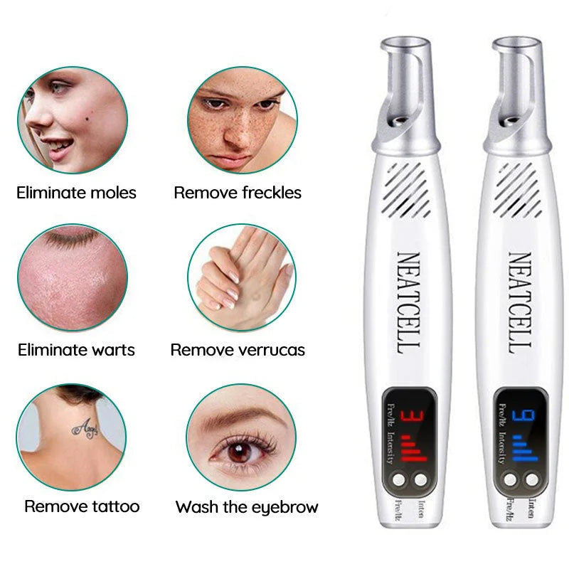 Laser Tattoo Removal Pen | Dual Red & Blue Light | Portable Ergonomic Design