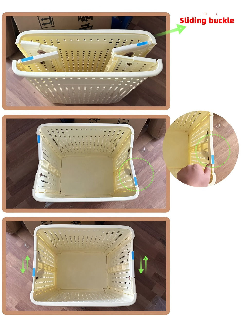 Laundry Basket | Wheeled Foldable Design | Lightweight & Easy-Clean | Space-Saving