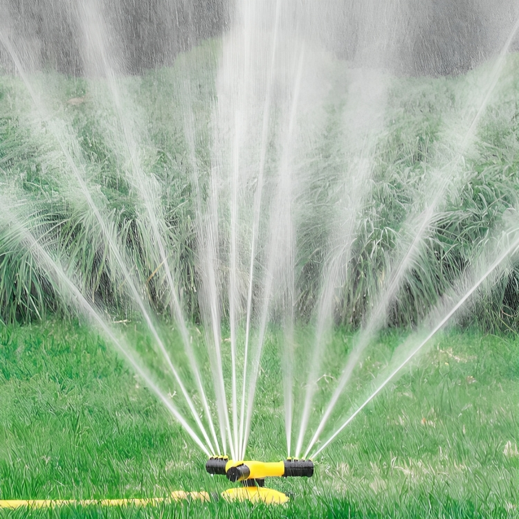 Lawn Sprinkler | 360° Full Rotation | Adjustable Nozzles | Water-Efficient