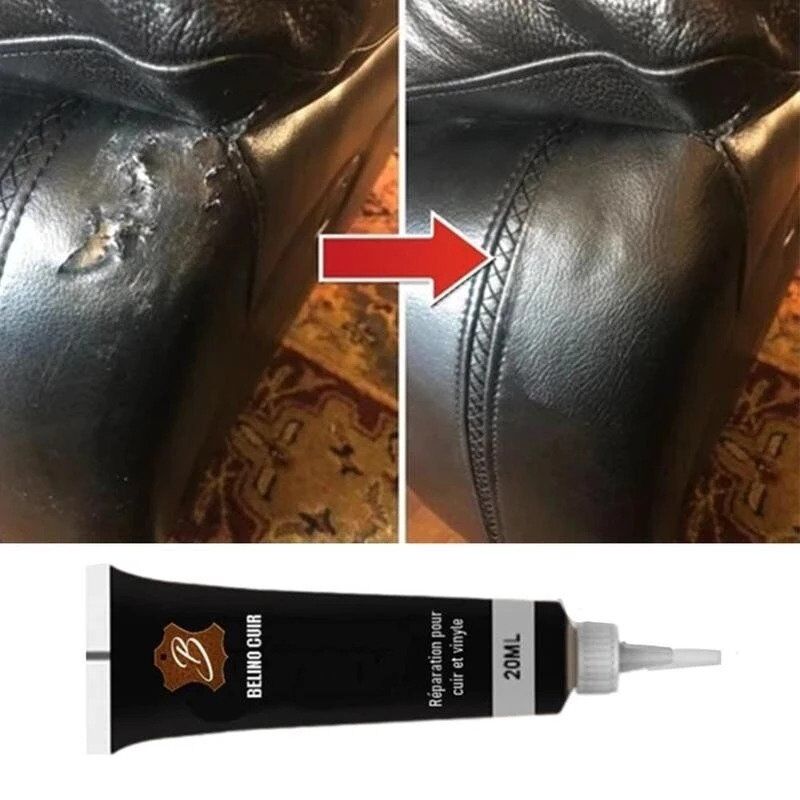 Leather & Faux-Leather Repair Resin | Fast-Dry Formula | Precise Tip & Easy Application