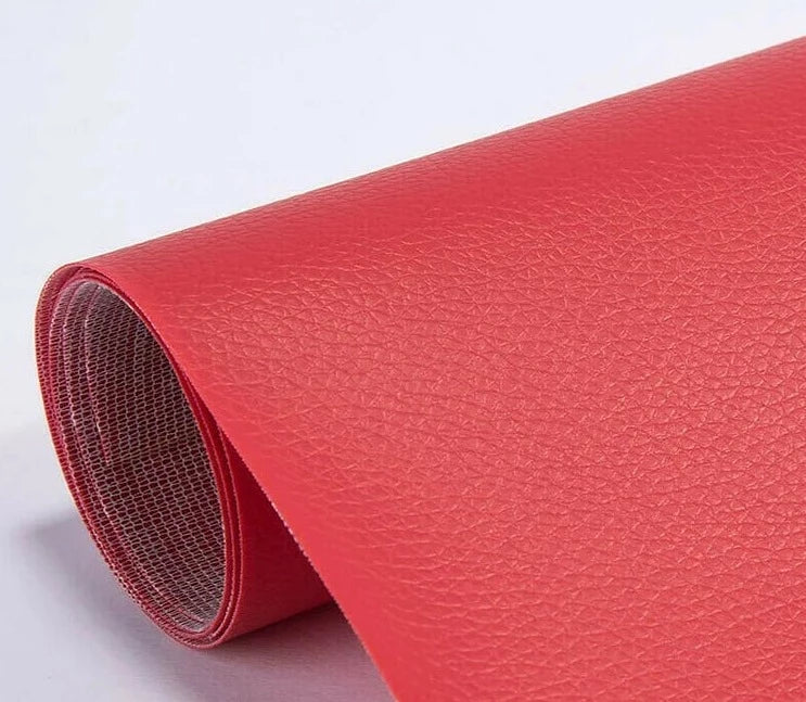 Leather Repair Patch | Self-Adhesive Waterproof | Large Cut-to-Size Faux Leather 19.7×54.3 in