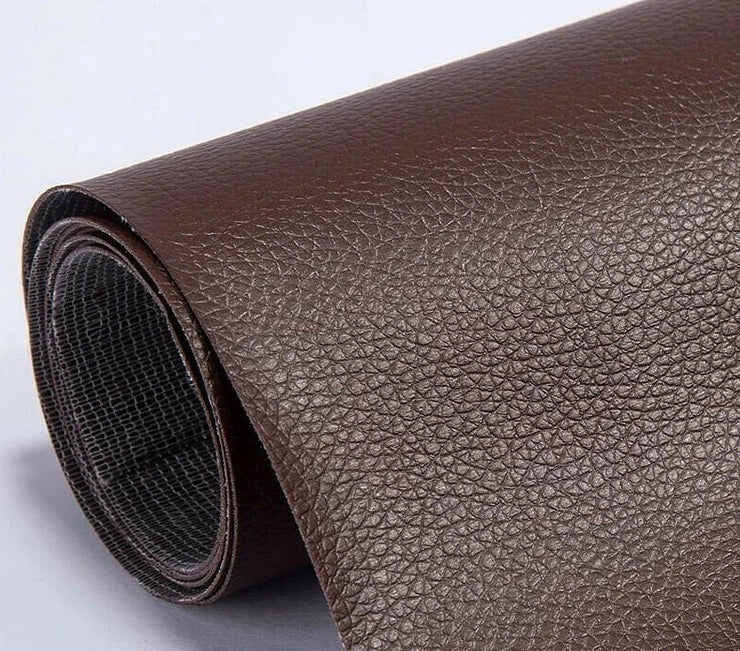 Leather Repair Patch | Self-Adhesive Waterproof | Large Cut-to-Size Faux Leather 19.7×54.3 in
