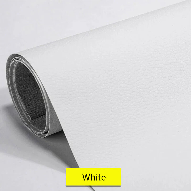 Leather & Vinyl Repair Patch | Self-Adhesive Cuttable Sheet | Faux Leather, Multiple Colors