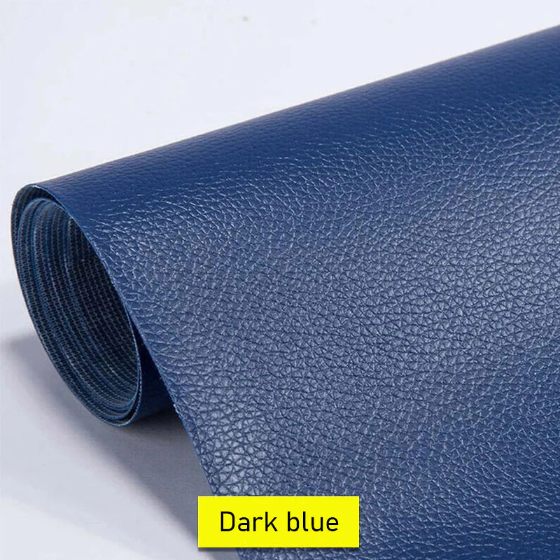 Leather & Vinyl Repair Patch | Self-Adhesive Cuttable Sheet | Faux Leather, Multiple Colors