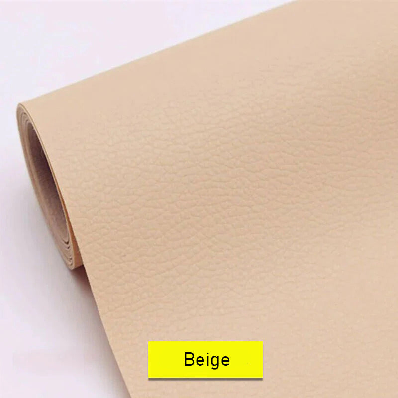 Leather & Vinyl Repair Patch | Self-Adhesive Cuttable Sheet | Faux Leather, Multiple Colors