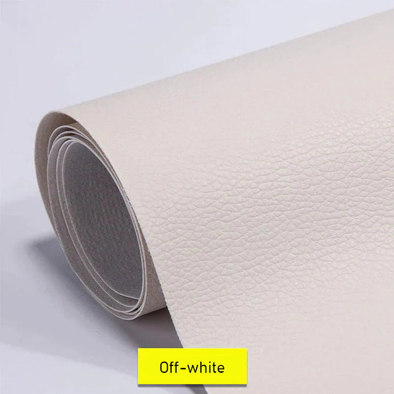 Leather & Vinyl Repair Patch | Self-Adhesive Cuttable Sheet | Faux Leather, Multiple Colors