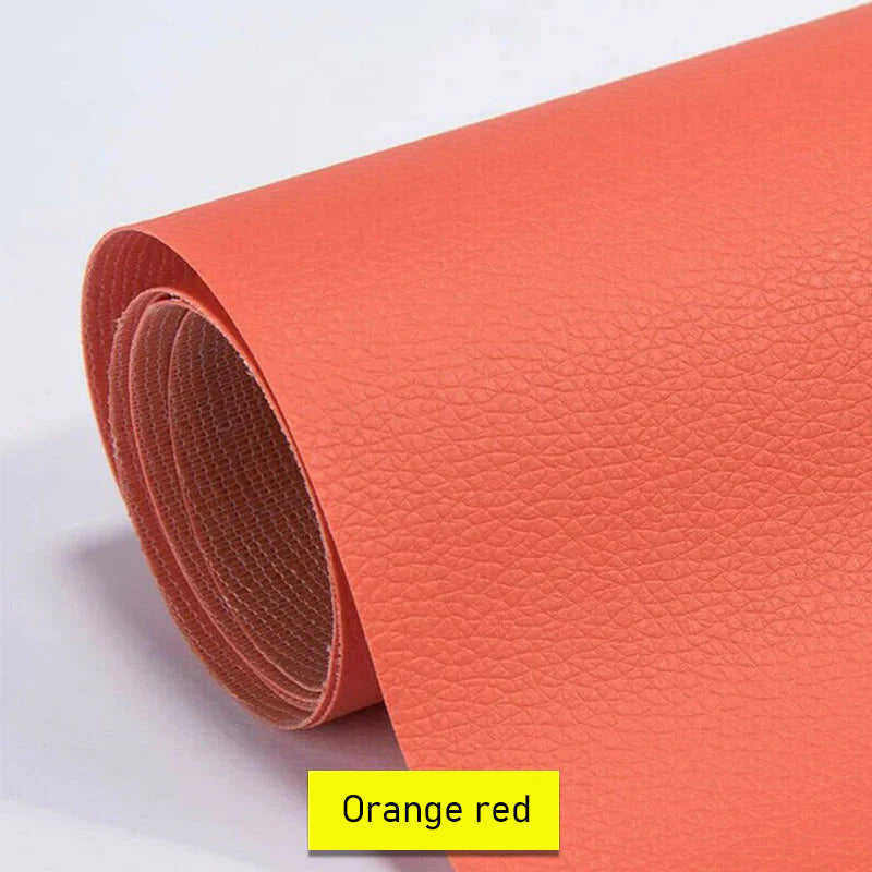 Leather & Vinyl Repair Patch | Self-Adhesive Cuttable Sheet | Faux Leather, Multiple Colors