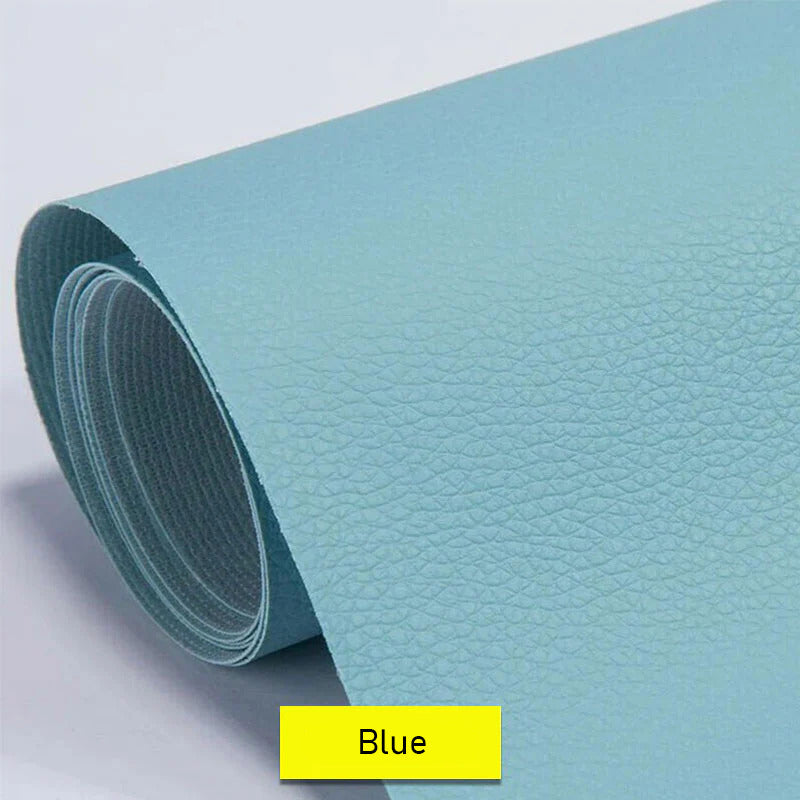 Leather & Vinyl Repair Patch | Self-Adhesive Cuttable Sheet | Faux Leather, Multiple Colors