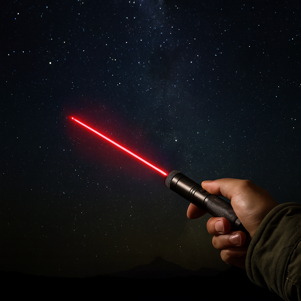 Long-Distance Laser Pointer | High-Power Adjustable-Focus Beam | USB Rechargeable | Portable
