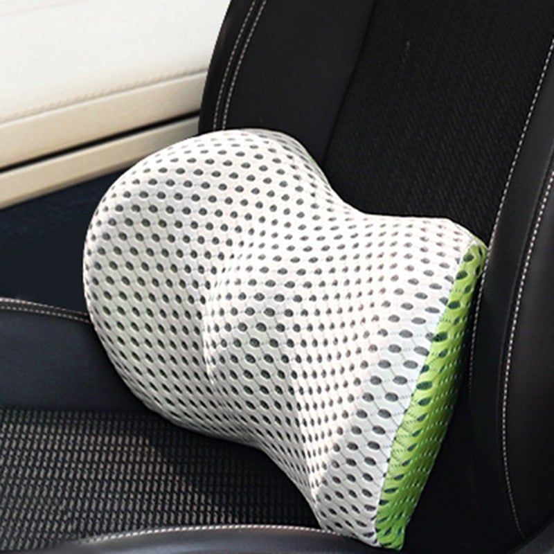 Lumbar Cushion | Orthopedic Memory Foam | Washable Cover & Adjustable Strap | Posture Support