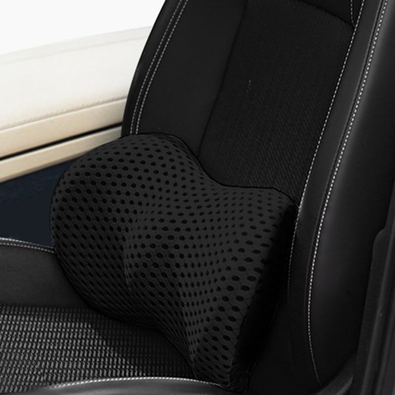 Lumbar Cushion | Orthopedic Memory Foam | Washable Cover & Adjustable Strap | Posture Support