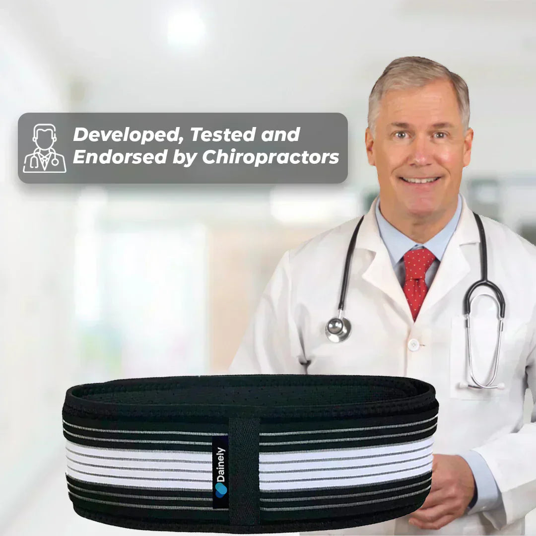 Lumbar & SI Support Belt | Targeted Compression | Dual-Zone Hip Stabilizer & Comfortable Fit