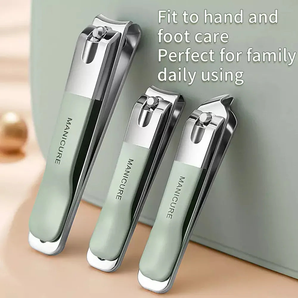 Manicure & Pedicure Kit | Professional 18-Piece Set | Stainless Steel Tools & Travel Case
